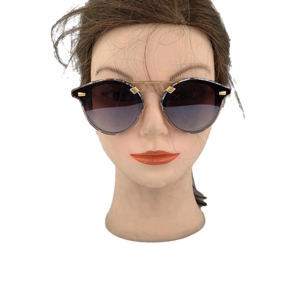 KREWE STL Nylon Black and Gold Sunglasses